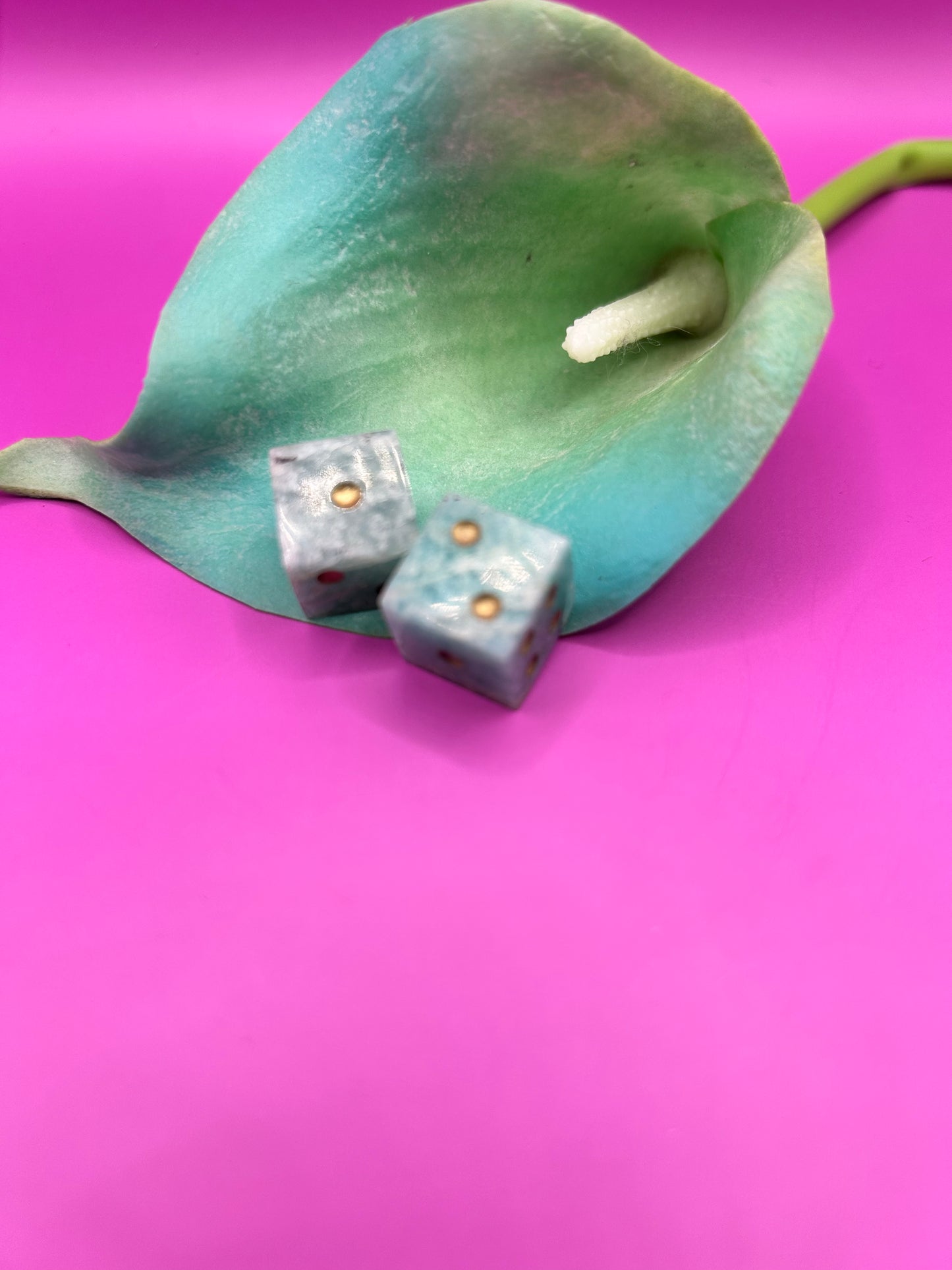 Amazonite dice
